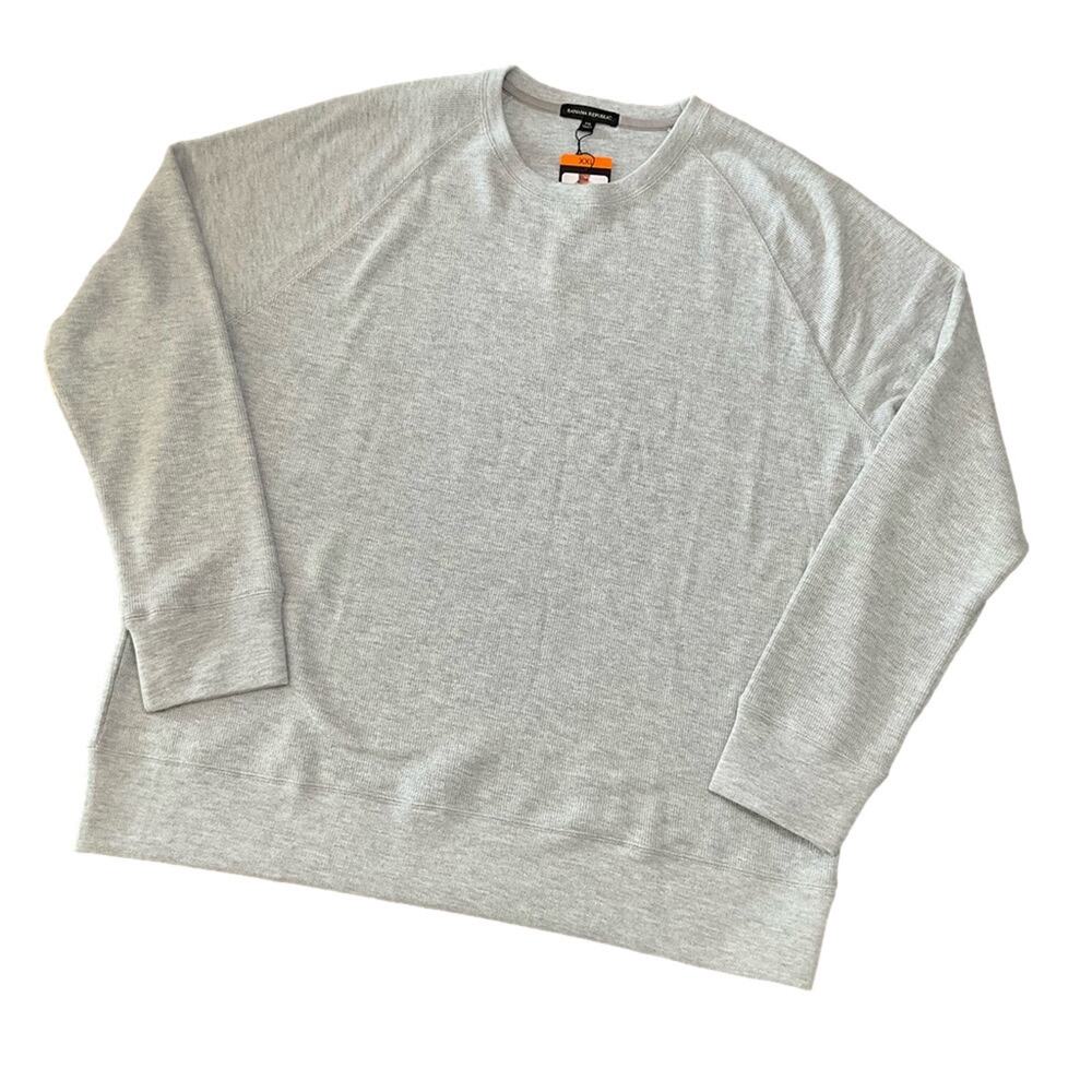 Banana Republic Men's Sweater Crew Pullover Gray Size XXL NWT